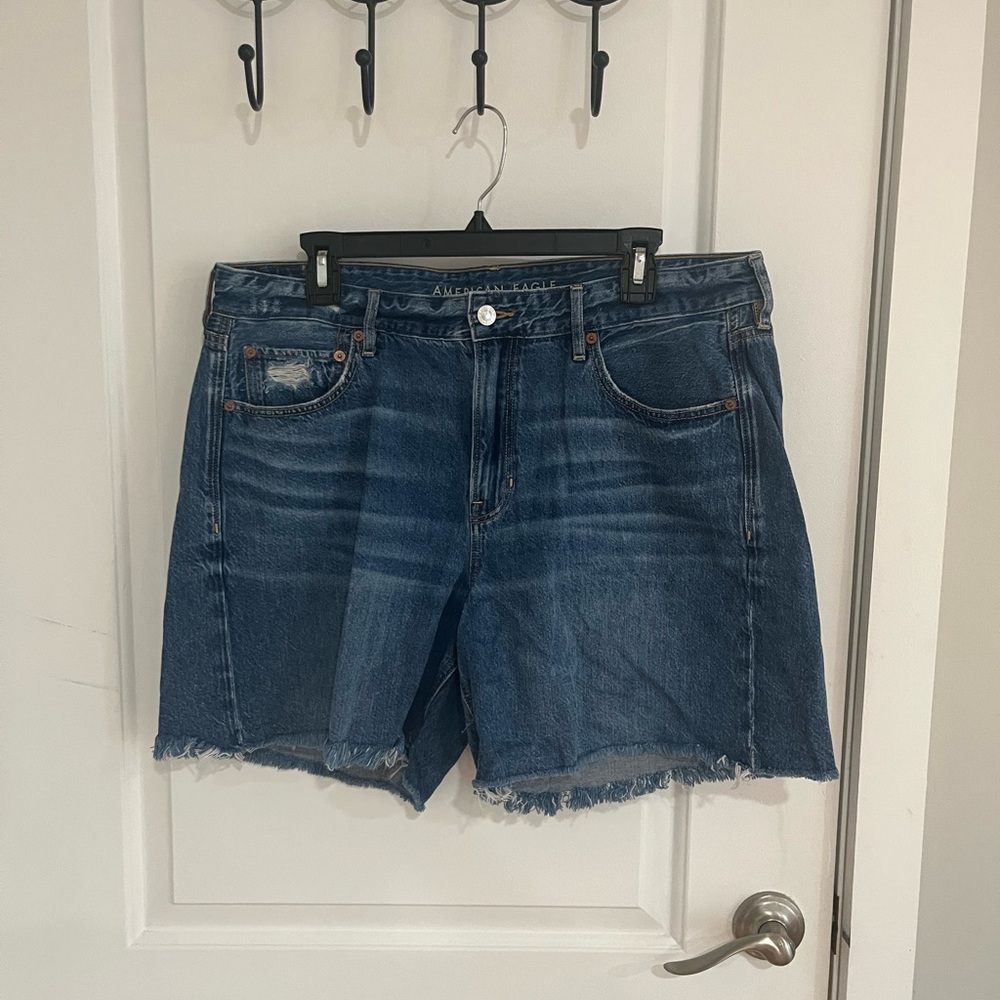 American Eagle Tomgirl Short Blue Jean Shorts